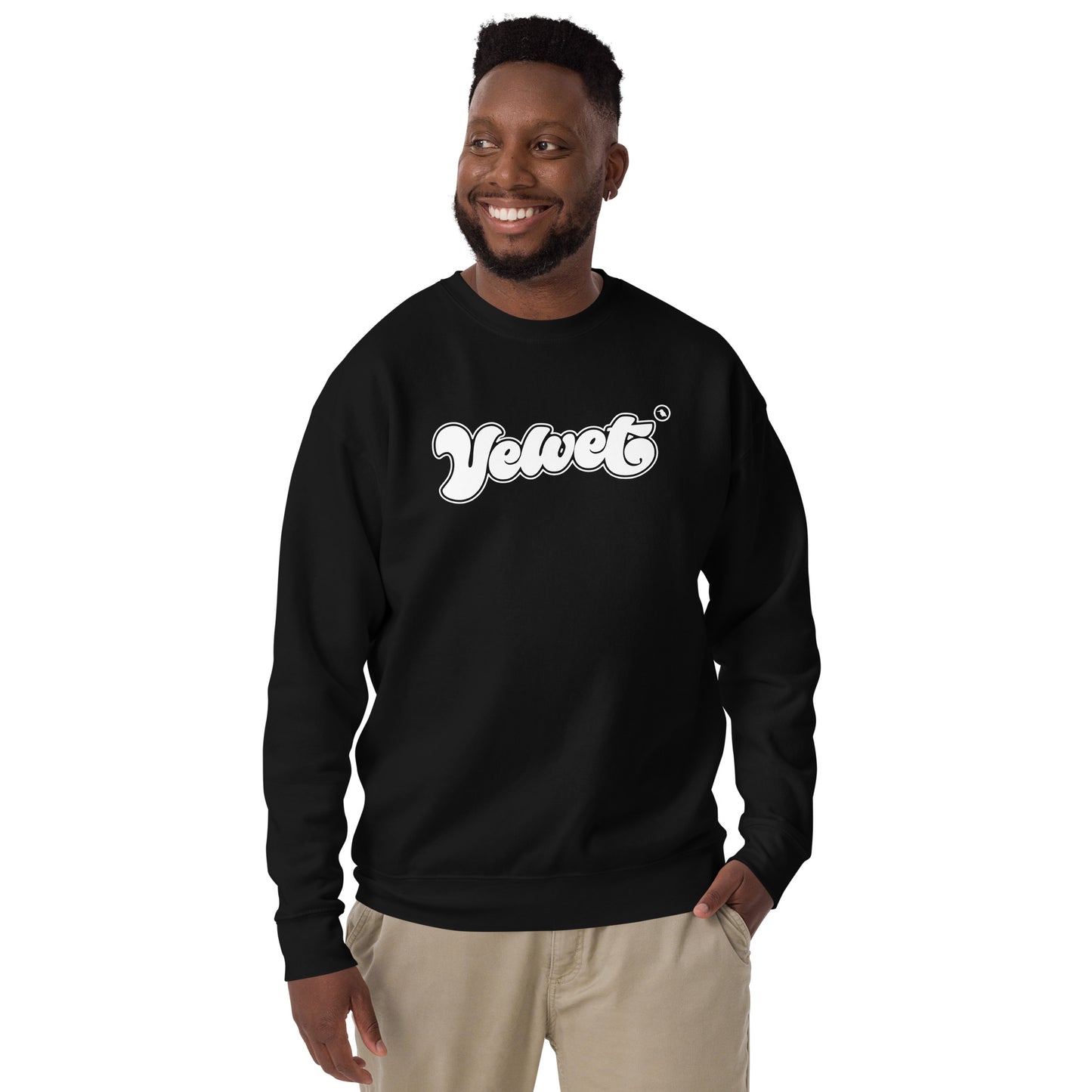 TVK Velvet white sweatshirt