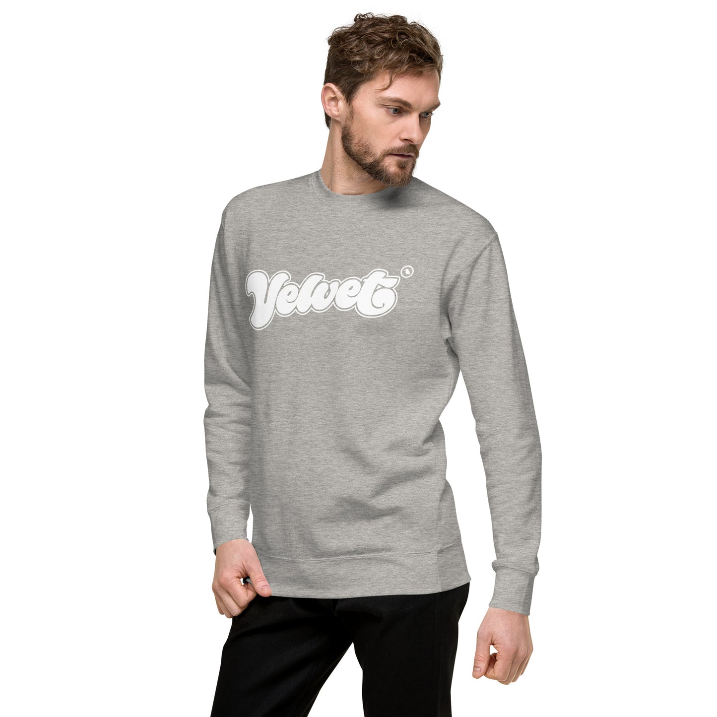 TVK Velvet white sweatshirt